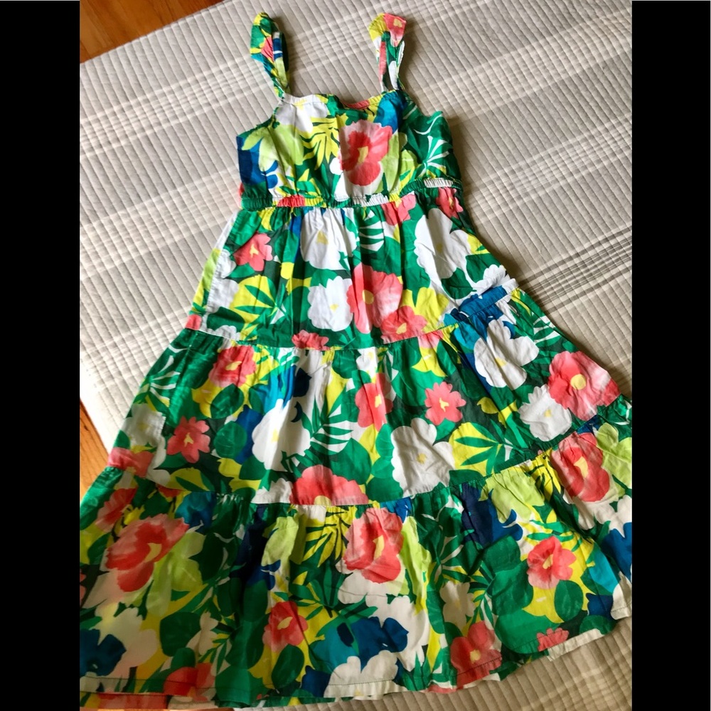 EUC… Beautiful tropical print Gymboree Midi Dress
